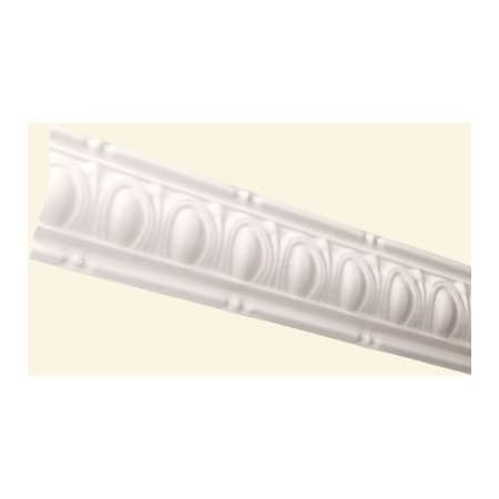 Acoustic Ceiling Products Great Lakes Tin 48" Huron Tin Crown Molding in Antique White - 195-02